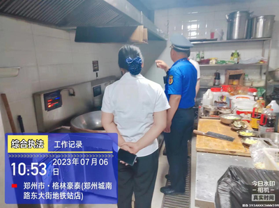 東大街街道辦事處:嚴抓餐飲油煙治理 用心優化人居環境